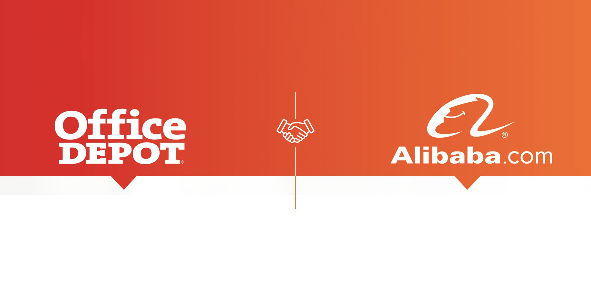 Alibaba and Office Depot partnership