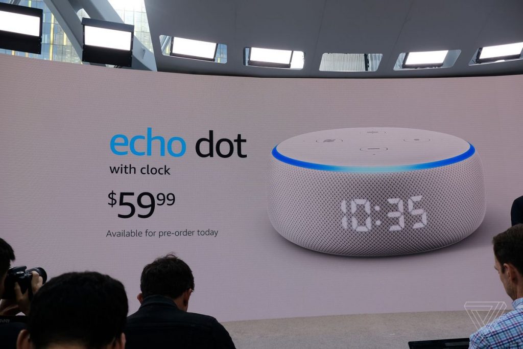 Echo Dot with Clock